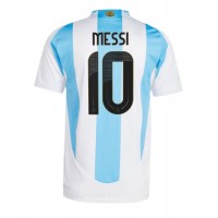 Fotbalové Dres Argentina Lionel Messi #10 Domácí Copa America 2024 Krátký Rukáv